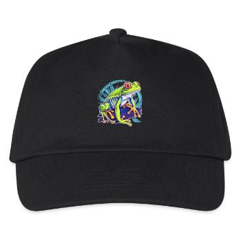 Rainette Baumfrösche Baumfrosch - Casquette de baseball Enfant - noir - Devant
