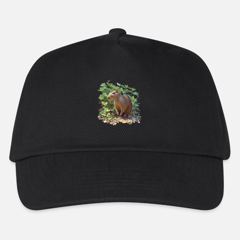 Agouti Agutis Aguti - Kinder Basecap - Schwarz