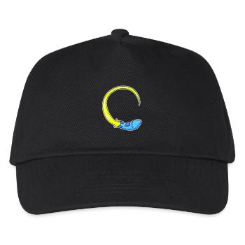 Motif fusée - Casquette de baseball Enfant - noir - Devant