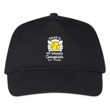 Softball Oma Opa - Kinder Basecap - Schwarz - Vorne