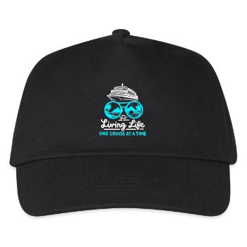 Kreuzfahrtschiff Kreuzfahrt - Kinder Basecap - Schwarz - Vorne