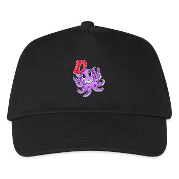 Motif 10e anniversaire Poulpe - Dix ans - Casquette de baseball Enfant - noir - Devant