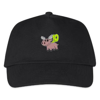 2ème anniversaire motif orignal - dix ans - Casquette de baseball Enfant - noir - Devant