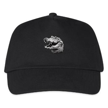 Alligatoren Alligator - Kinder Basecap - Schwarz - Vorne