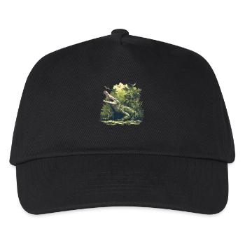 Alligatoren Alligator - Kinder Basecap - Schwarz - Vorne
