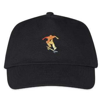 Graphique de skateboard vintage - Casquette de baseball Enfant - noir - Devant