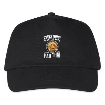 Everything is better with Pad Thai - Kids’ Baseball Cap - black - Front