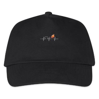 Robin Rotkehlchen - Casquette de baseball Enfant - noir - Devant