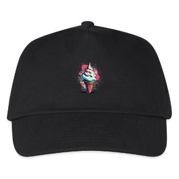 Eiscreme Vintage - Kinder Basecap - Schwarz - Vorne