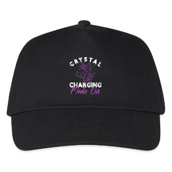 Crystal Charging Mode On Chakra Healer Lightworker - Kinder Basecap - Schwarz - Vorne