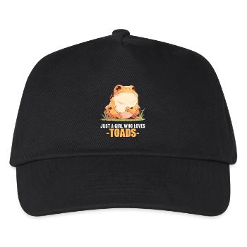 Crapaud crapaud crapaud - Casquette de baseball Enfant - noir - Devant