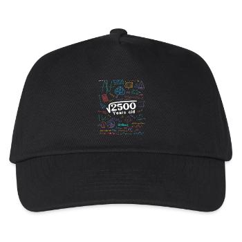 2500 Jahre Mathe-Kritzeleien - Kinder Basecap - Schwarz - Vorne