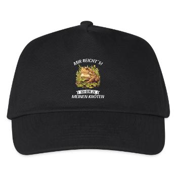Crapaud crapaud crapaud - Casquette de baseball Enfant - noir - Devant