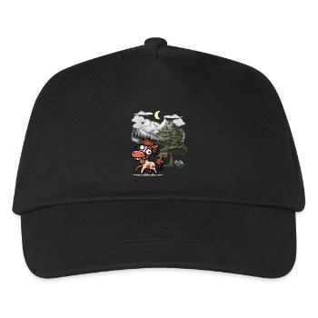 Horse Horses Wild Horse Crazy Horse Ross Rider - Kids’ Baseball Cap - black - Front