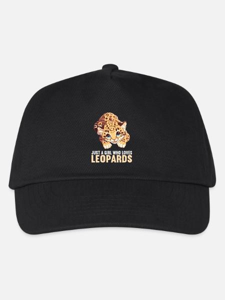 Léopard léopard - Casquette de baseball Enfant - noir