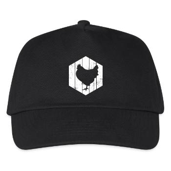 Hen Drawing - Kids’ Baseball Cap - black - Front