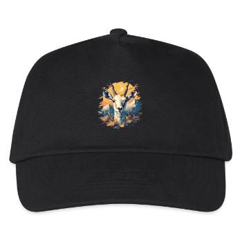 Antilope antilope antilope ouverte - Casquette de baseball Enfant - noir - Devant