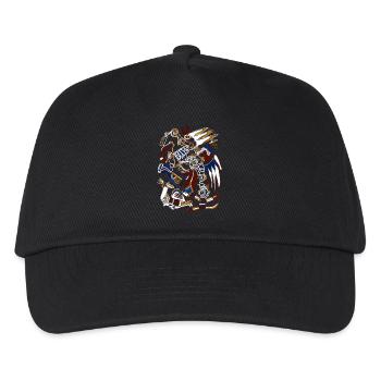 Aztec God Ancient Mythology Huitzilopochtli - Kids’ Baseball Cap - black - Front