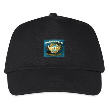 Brothers in the heart with wings and heart lock - Kids’ Baseball Cap - black - Front