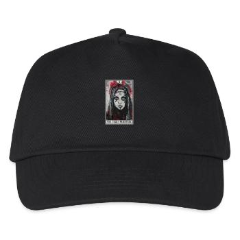 Carte de tarot La Grande Prêtresse La Grande Prêtresse - Casquette de baseball Enfant - noir - Devant