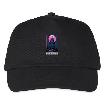 Carte de tarot La Grande Prêtresse La Grande Prêtresse - Casquette de baseball Enfant - noir - Devant
