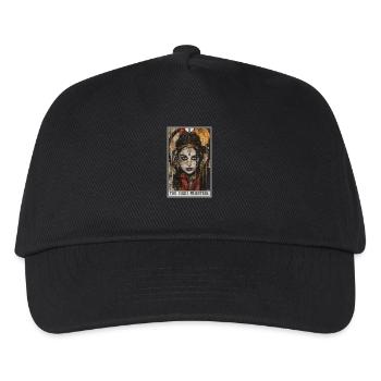 Carte de tarot La Grande Prêtresse La Grande Prêtresse - Casquette de baseball Enfant - noir - Devant