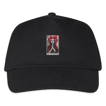 Carte de tarot La Grande Prêtresse La Grande Prêtresse - Casquette de baseball Enfant - noir - Devant