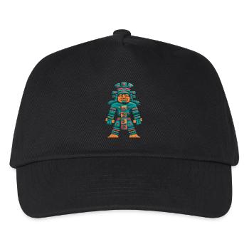 Dieu Maya Itzamna Mythologie Maya Illustration - Casquette de baseball Enfant - noir - Devant