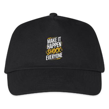 Texte choc motivationnel pour la confiance en soi - Casquette de baseball Enfant - noir - Devant