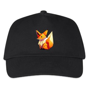 Fuchs - Kinder Basecap - Schwarz - Vorne