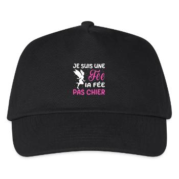 I'm a fairy the fairy not shit - Kids’ Baseball Cap - black - Front
