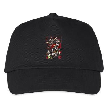 Japan Great Sushi Dragon - Kids’ Baseball Cap - black - Front