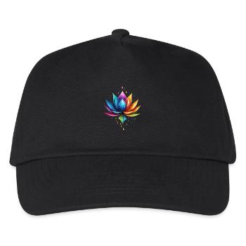 Multicolored Lotus - Kids’ Baseball Cap - black - Front