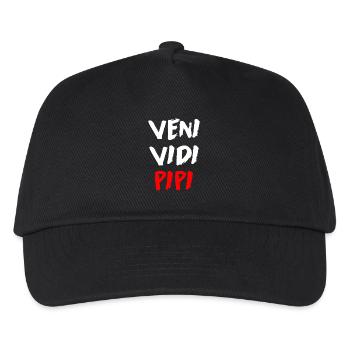 Veni Vidi Vici - Funny Toilet Humor - Kids’ Baseball Cap - black - Front