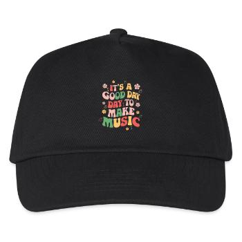 It's a good day to make music Musicians - Kids’ Baseball Cap - black - Front