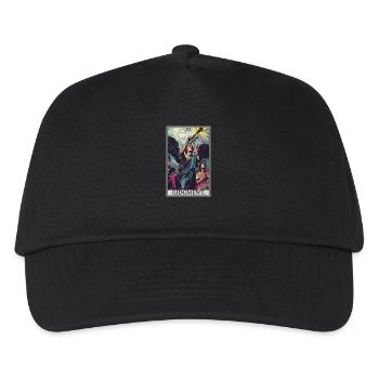 Tarotkarten Tarotkarte 20 Judgment Gericht - Kinder Basecap - Schwarz - Vorne
