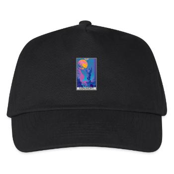 Tarotkarten Tarotkarte 20 Judgment Gericht - Kinder Basecap - Schwarz - Vorne