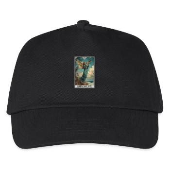 Tarotkarten Tarotkarte 20 Judgment Gericht - Kinder Basecap - Schwarz - Vorne