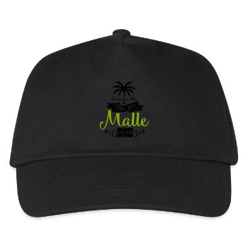 malle einer für alle - Kinder Basecap - Schwarz - Vorne