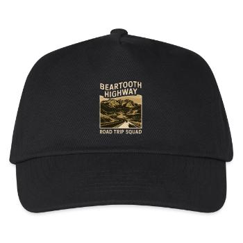Beartooth Highway Road Trip Squad - Kids’ Baseball Cap - black - Front