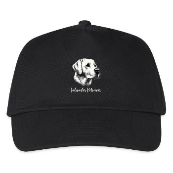 Labrador Retriever Hund Hundehalter Familienhund - Kinder Basecap - Schwarz - Vorne
