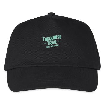 Turquoise Trail Road Trip Squad - Kinder Basecap - Schwarz - Vorne