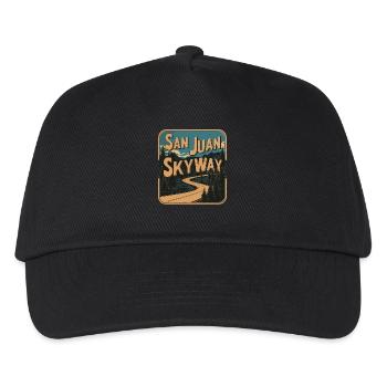 San Juan Skyway Adventure Along the Scenic - Kids’ Baseball Cap - black - Front