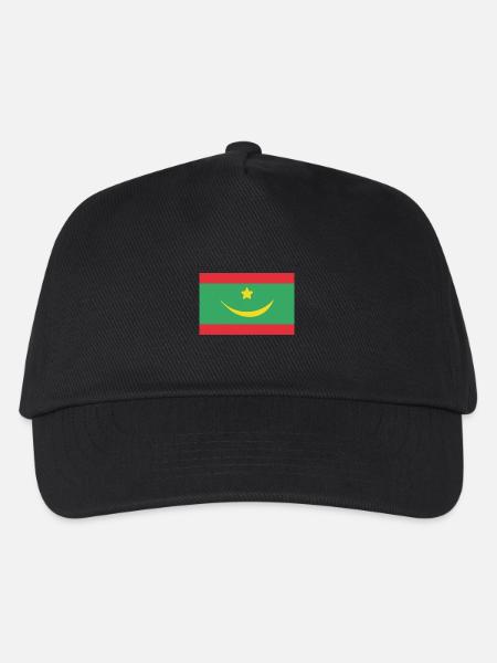 Drapeau de la Mauritanie - Casquette de baseball Enfant - noir
