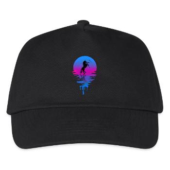 Sunset Unicorn - Kids’ Baseball Cap - black - Front