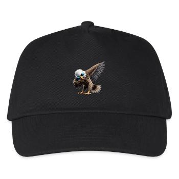 Dabbing Eagle Animal Animal Lover Cool Motif Dab - Kids’ Baseball Cap - black - Front