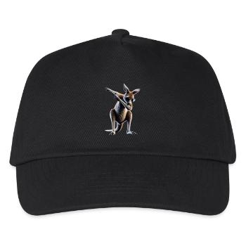 Dabbing Kangaroo Animal Lover Dab Cool Animals - Kids’ Baseball Cap - black - Front