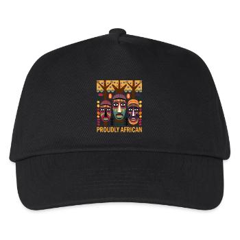 Art Africain 2 - Casquette de baseball Enfant - noir - Devant