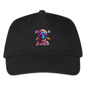 Space Alien. - Kids’ Baseball Cap - black - Front