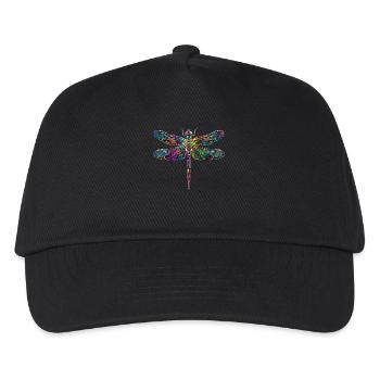 Dragonfly Dragonfly Colorful Wings Cute Dragonflies - Kids’ Baseball Cap - black - Front